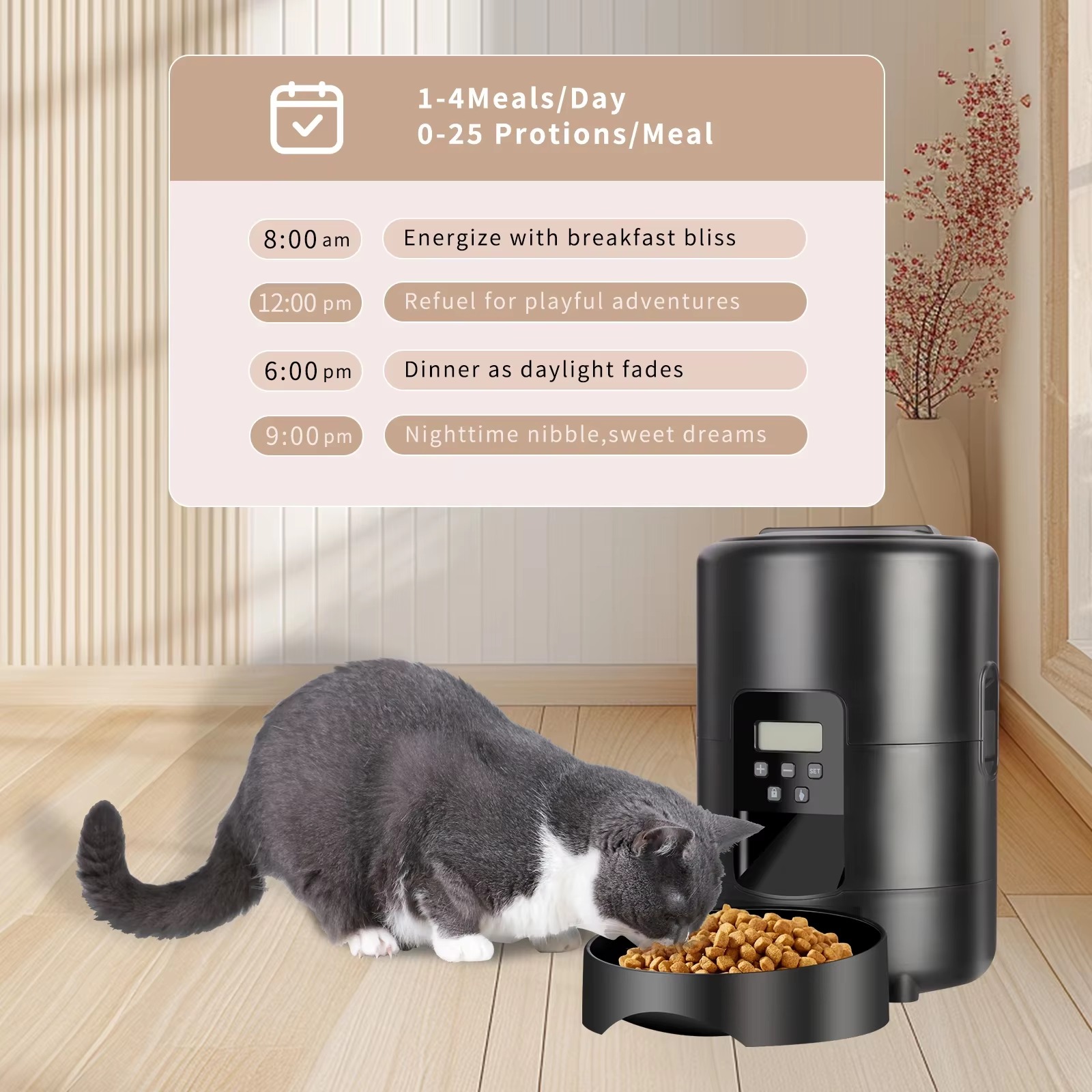 2L APP Control Automatic Pet F - Automatic Pet Feeder บทวิจารณ์และราคา