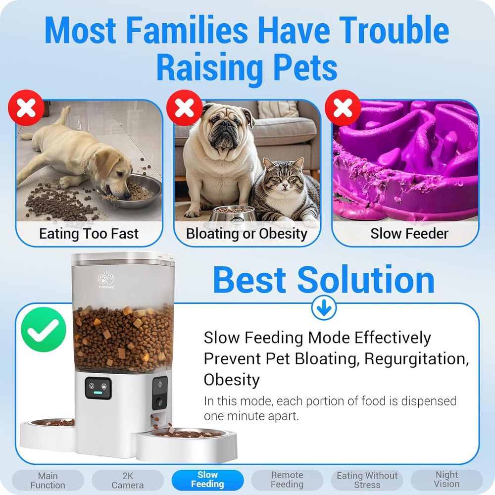 5G Wi-Fi Enabled Automatic Pet - Automatic Pet Feeder บทวิจารณ์และราคา