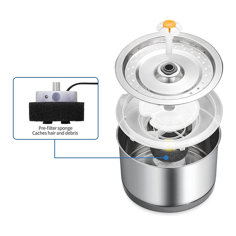 4PCS Pet Fountain Filter Pet W - Cat Water Fountain Filter บทวิจารณ์และราคา