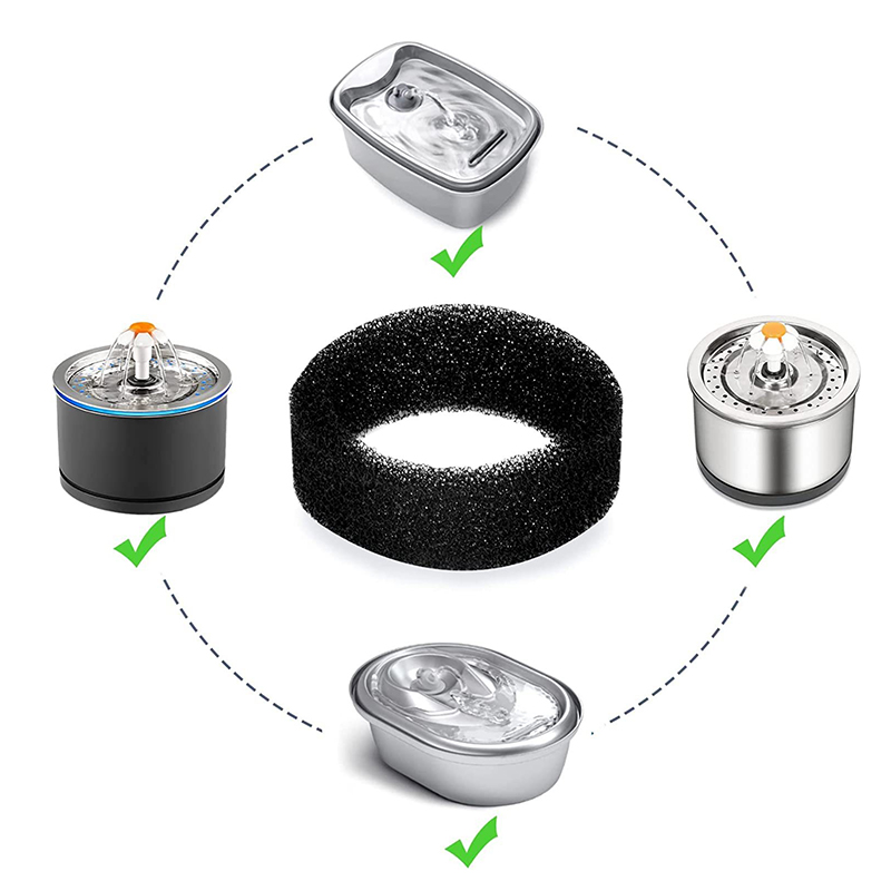 4PCS Pet Fountain Filter Pet W - Cat Water Fountain Filter บทวิจารณ์และราคา