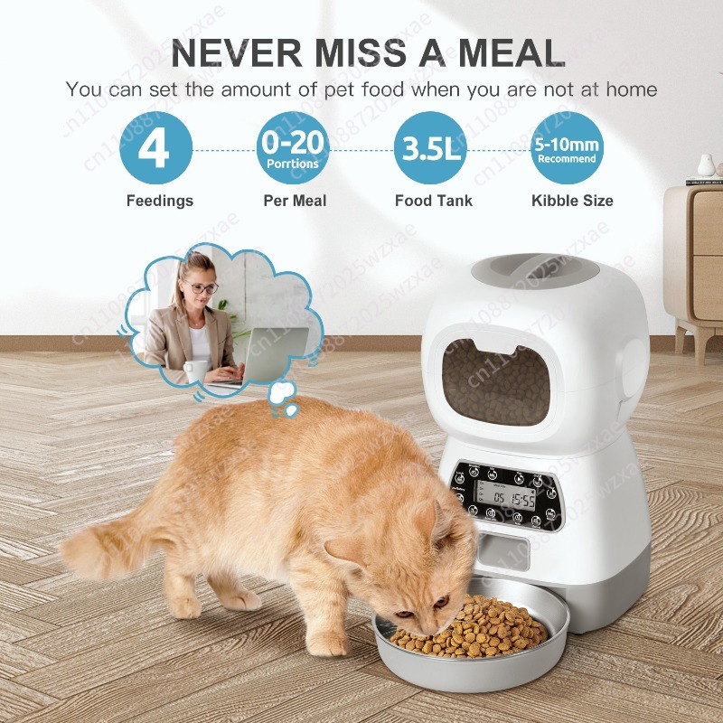 3.5L elf pet smart feeder wifi - Automatic Pet Feeder บทวิจารณ์และราคา