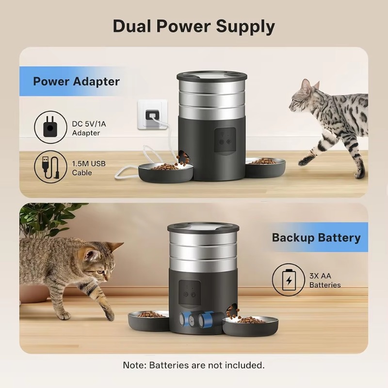 4.5L Automatic Smart Pet Feede - Automatic Pet Feeder บทวิจารณ์และราคา