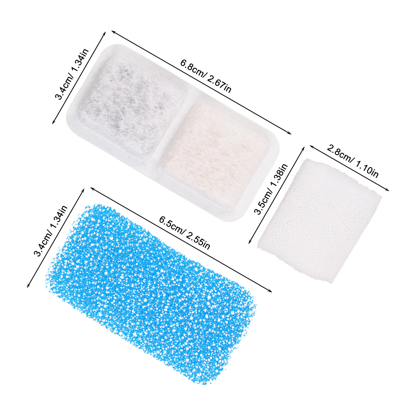 24Pcs Replacement Cat Fountain - Cat Water Fountain Filter บทวิจารณ์และราคา