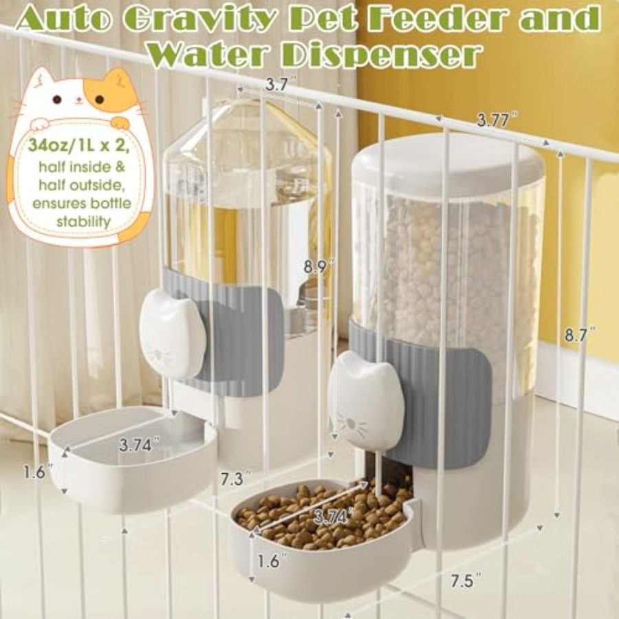34oz Hanging Automatic Cat Foo - Automatic Pet Feeder บทวิจารณ์และราคา