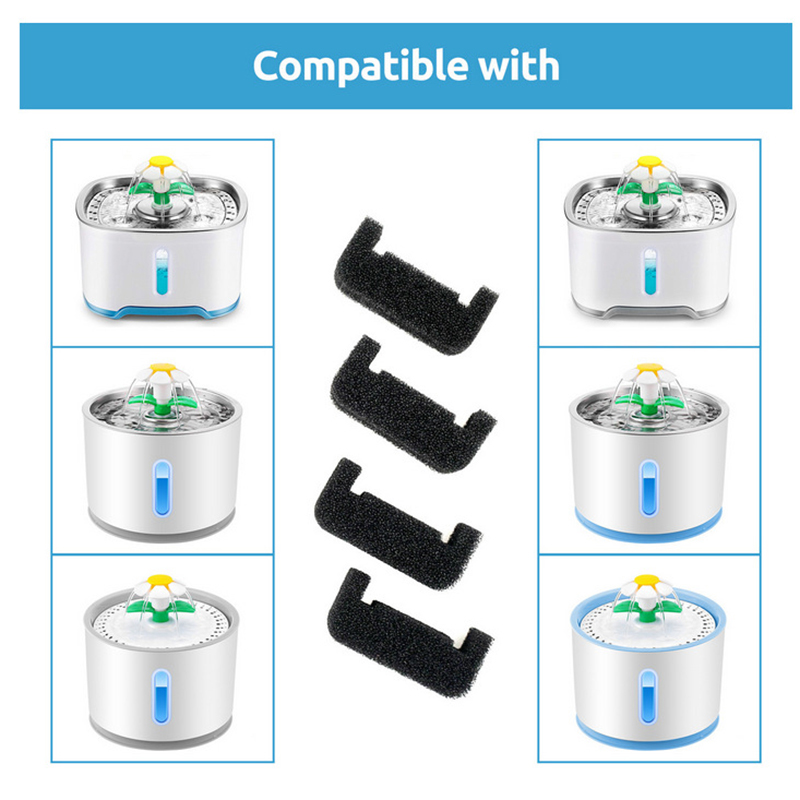 1/4Pc Sponge Filter for Cat Wa - Cat Water Fountain Filter บทวิจารณ์และราคา