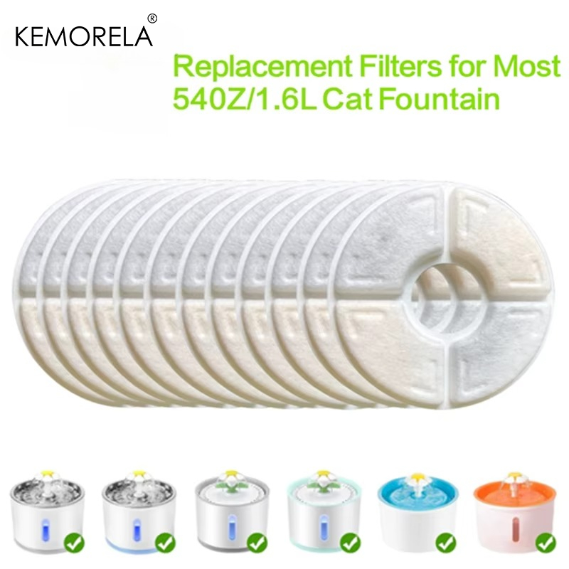4/8/12Pcs Replacement Activate - Cat Water Fountain Filter บทวิจารณ์และราคา