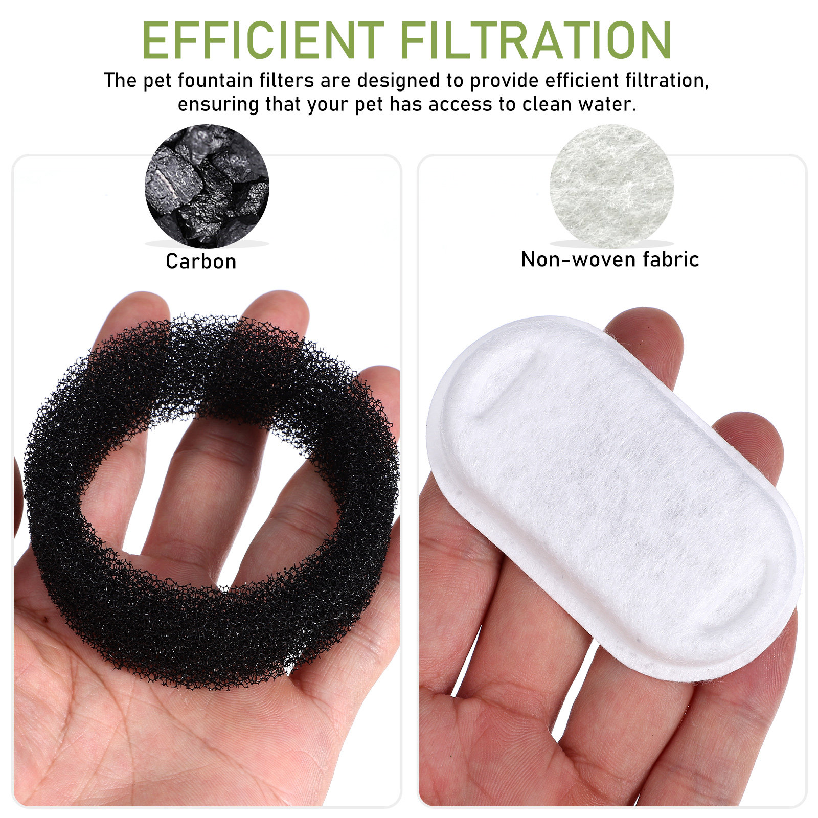 1Set Pet Fountain Filter Repla - Cat Water Fountain Filter บทวิจารณ์และราคา