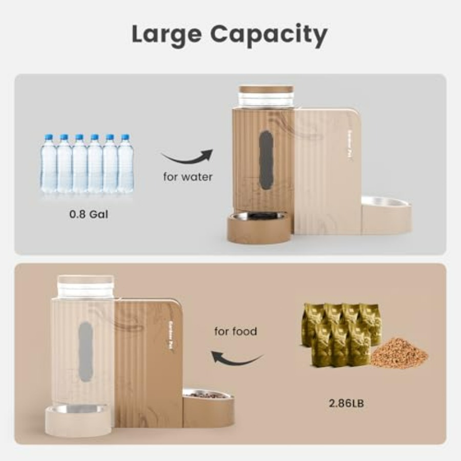 Gravity Automatic 2-in-1 Pet F - Automatic Pet Feeder บทวิจารณ์และราคา
