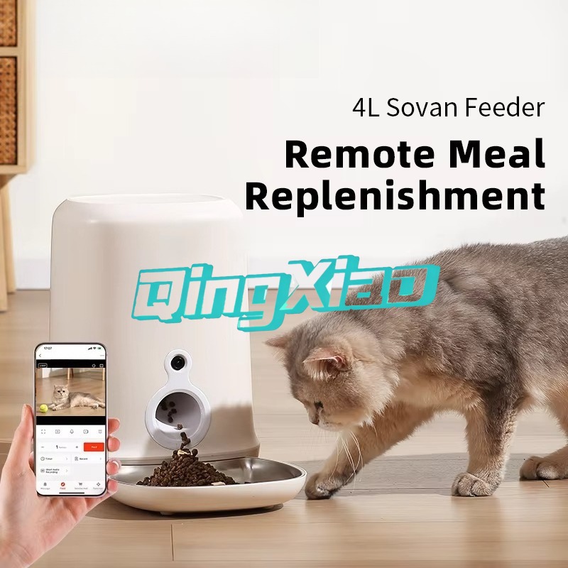 Fully Automatic Smart 4L Stain - Automatic Pet Feeder บทวิจารณ์และราคา