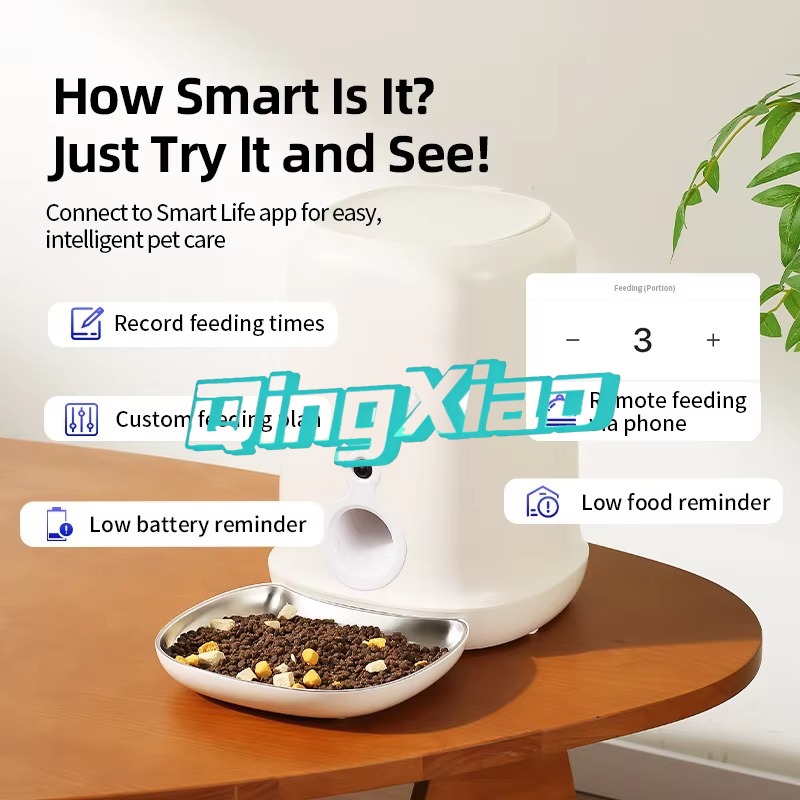 Fully Automatic Smart 4L Stain - Automatic Pet Feeder บทวิจารณ์และราคา