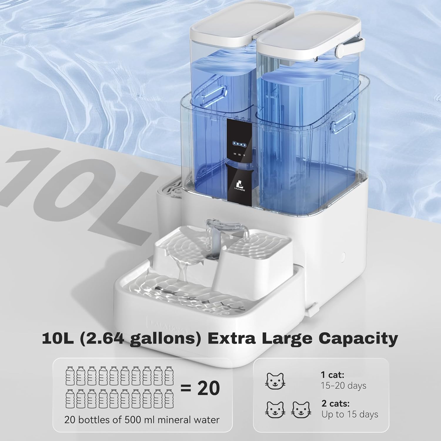 Automatic Cat Water Fountain 1 - Cat Water Fountain Filter บทวิจารณ์และราคา