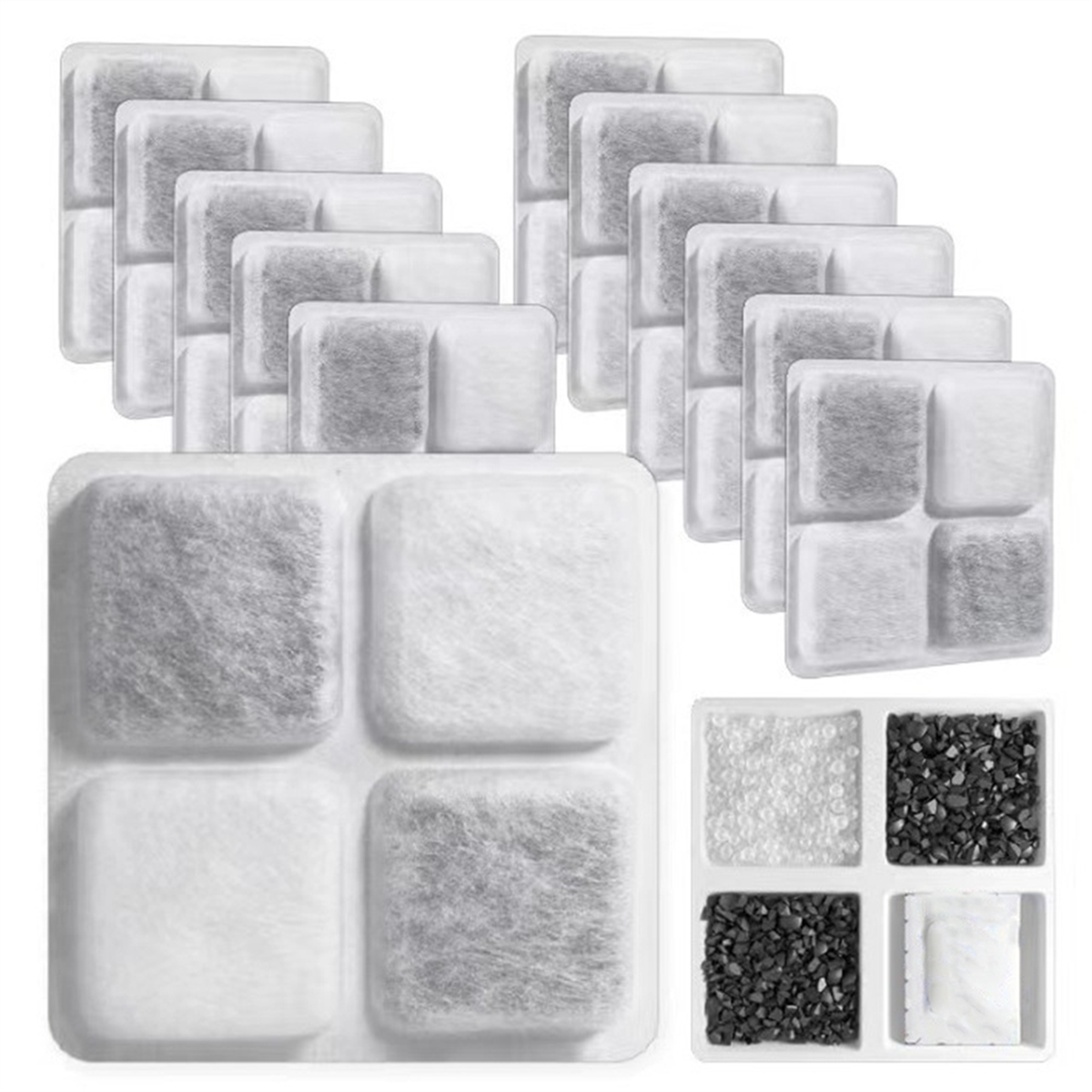 YCHL 12PCS Pet Food Desiccant  - Automatic Pet Feeder บทวิจารณ์และราคา