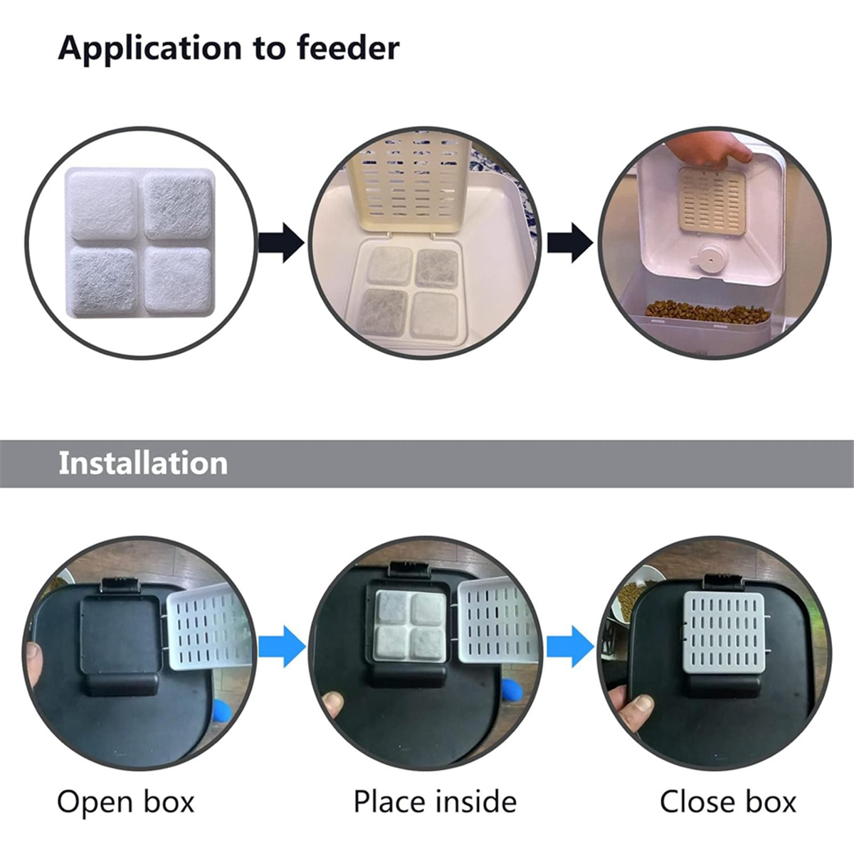 YCHL 12PCS Pet Food Desiccant  - Automatic Pet Feeder บทวิจารณ์และราคา